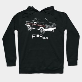 1982 F150 XLS White Print Hoodie